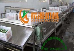 巴氏杀菌冷却流水线安装现场